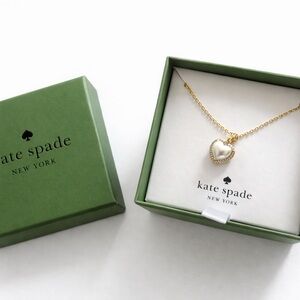 Kate Spade Gold and Silver Heart Necklace